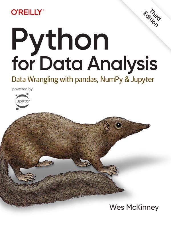Python for Data Analysis (2nd Edition, 2022)